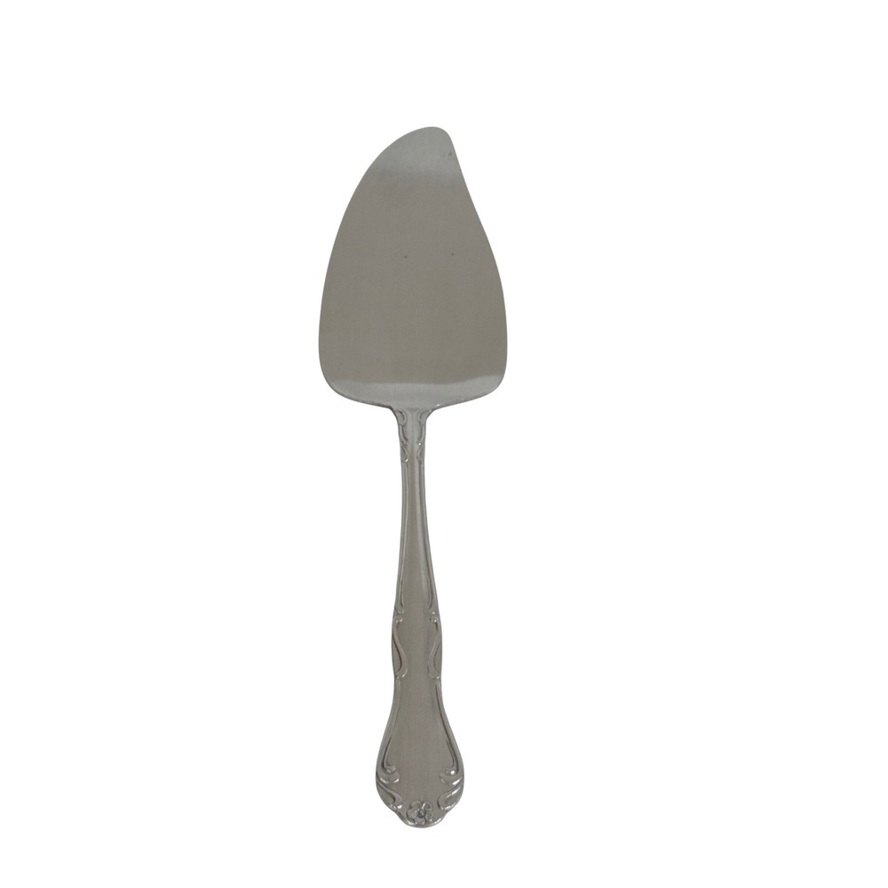 Vintage Capco Stainless Steel Japan Pie Cake Server Floral‎ Handle 8.5"